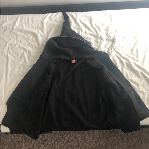 Black jacket with tattoo design and dwarf hood - Picture 3 of 4